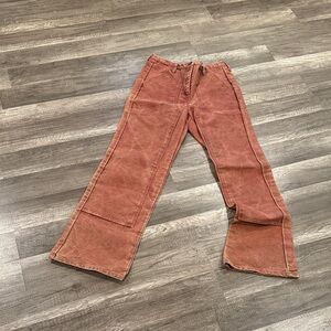 Urban Outfitters Rust Wide-Leg Pants